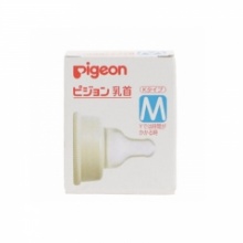 Pigeon 贝亲 母乳实感 硅胶奶嘴 标准口径 M号